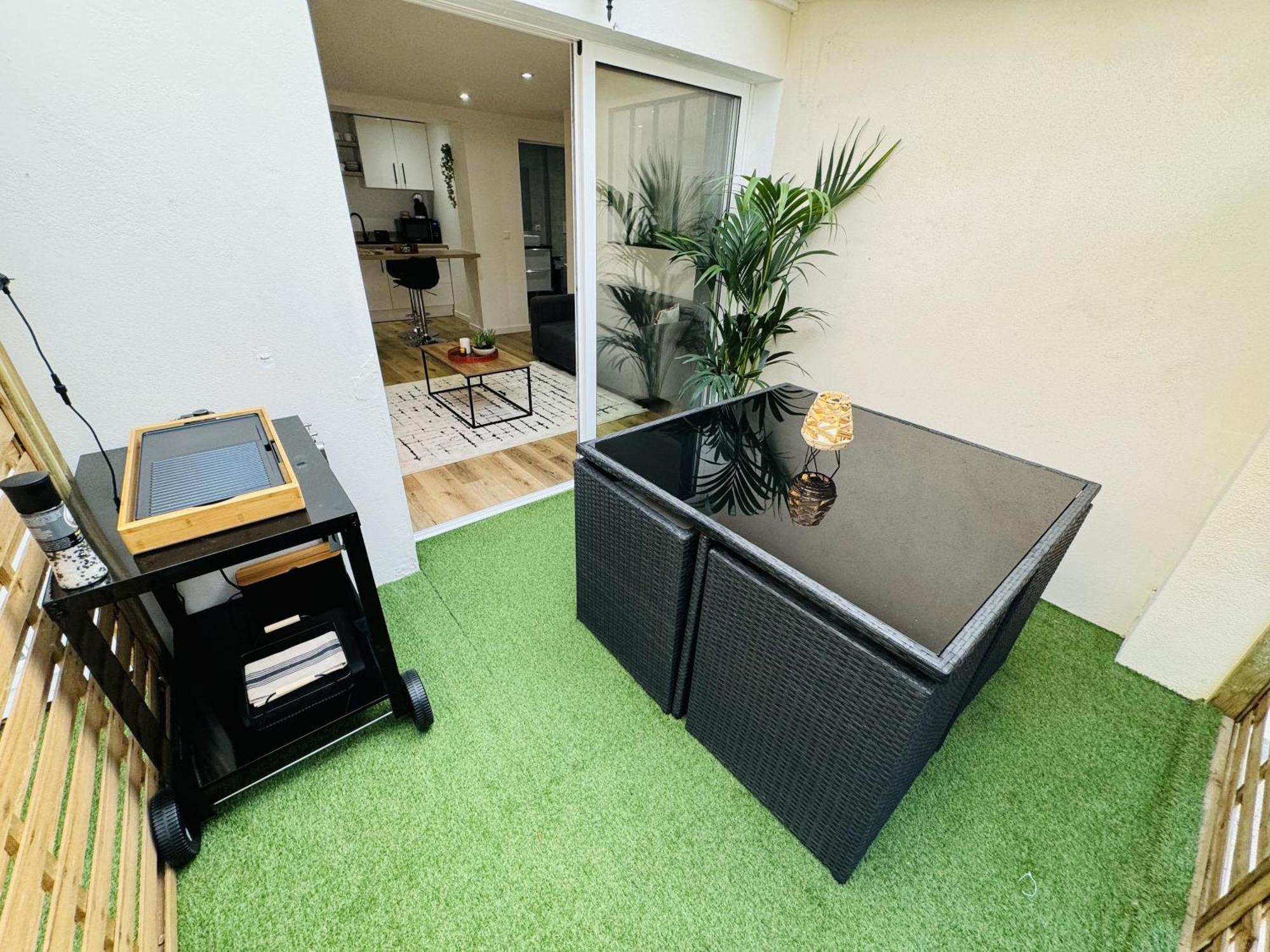 Ferienwohnung Le Bel Aire - Terrasse - Wifi Bègles Exterior foto